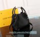 Top Copy L---V Mahina Black Genuine Leather Womens Bucket Bag (3)_th.jpg